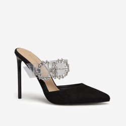 Embellished Slip On heels