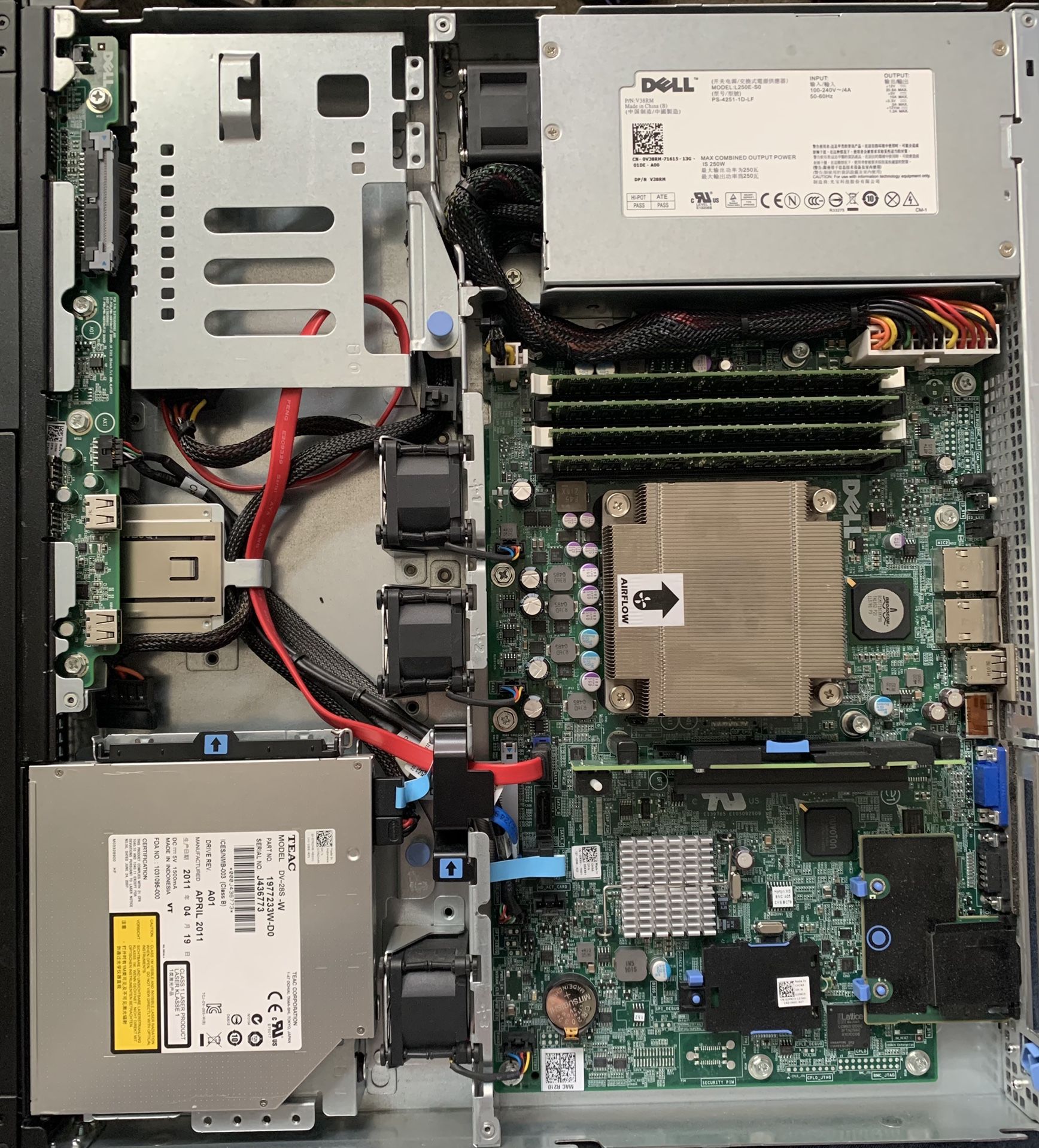 Dell R210 1u Server 16GB Ram, 2x Bays, X3430 Intel Xeon