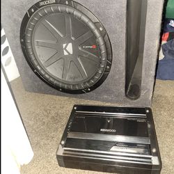 Subwoofer, Box And Amp For Sale 