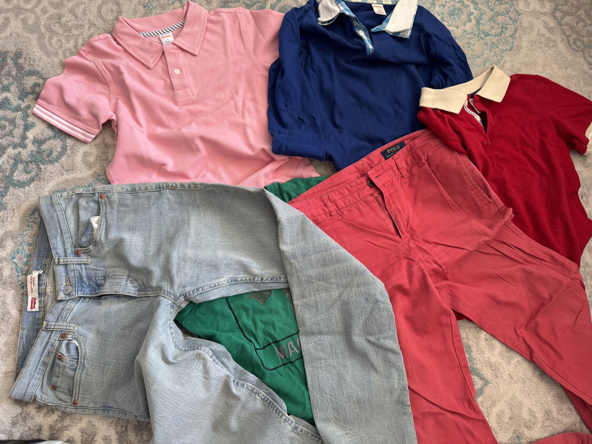 Boys clothes Levi’s, Ralph Lauren, Gymboree etc.