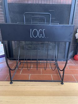 Rae Dunn Firewood Storage