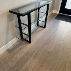 Glass Entry Table