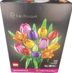LEGO 11501 Botanicals Tulip Bouquet Building Set (576 Pieces) Brand New Sealed