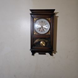 Vintage Alaron 31 Day Regulator Wall Clock