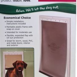 Plastic Pey Door Puerta Para Perros XL