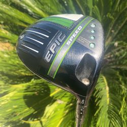 MINT CALLAWAY EPIC SPEED GOLF DRIVER 9.0 W $299 CUSTOM ORDERED MITSUBISHI TENSEI PRO BLUE 50g GRAPHITE STIFF