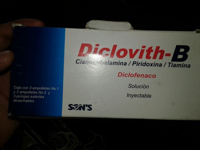 3 Ampolletas Diclovith-B