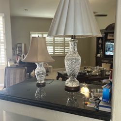 Waterford Irish Tramore Crystal Lamps