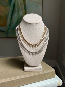 Vintage Two Tone Statement Necklace ( firm on price )