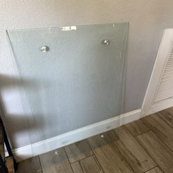 27.5 X 38 Glass Table/ Desk Top 