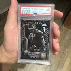 2024 Topps X Cactus Jack Travis Scott Black Refractor PSA 9