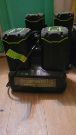 Greenworks Commercial Batteries & Dual Chargers