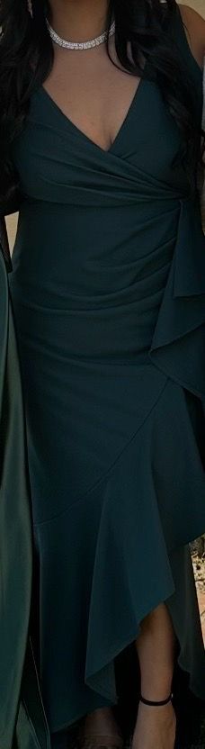 Green gown -dress