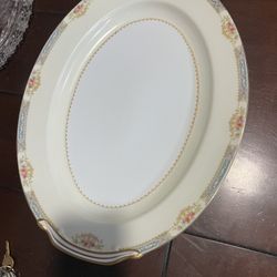 Vintage Noritake China” Lurline “Pattern Serving Platter 16 in.