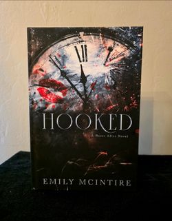 Rare, out-of-print 2021 indie hardcover edition of Hooked by Emily McIntire.