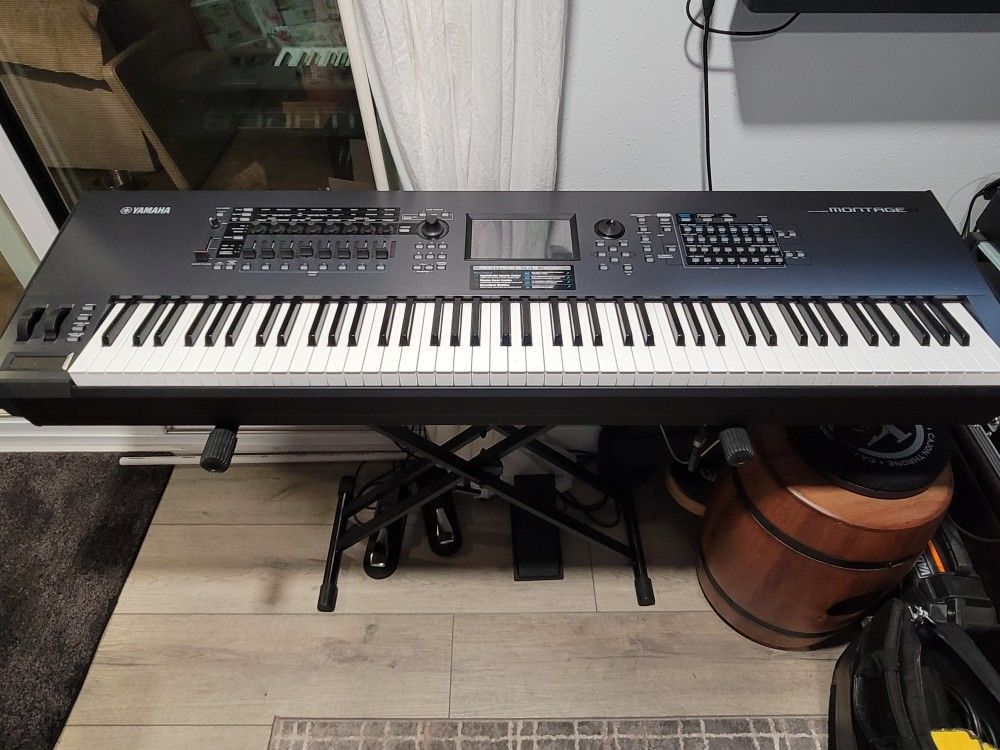 Yamaha Montage 8 With Additional Paid Libraries Included