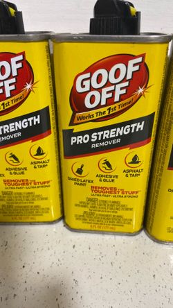 Goof off pro strength Remover  $3 ea