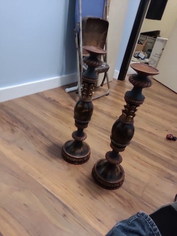 Matching Decorative Candle Holders