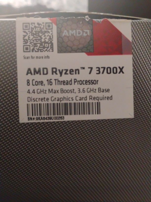 AMD RYZEN 7 3RD GEN PROCESSOR