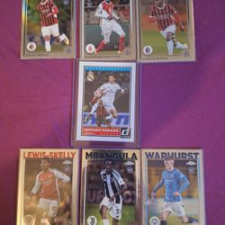 7 Professional Soccer Cards