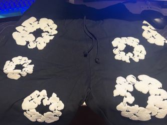 Denim tear shorts