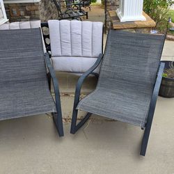 Outdoor patio chairs