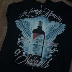 Awful lotta cough syrup dead homies hoodie xl