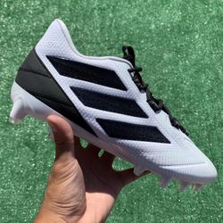 ADIDAS FREAK CARBON LOW “WHITE / BLACK” FOOTBALL CLEATS (Size 11.5, Men’s)
