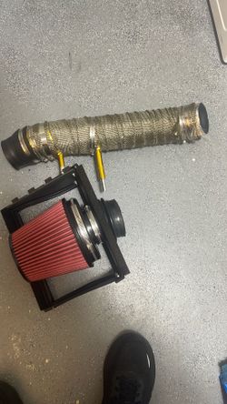 High flow air filter and intake f 150 2015-2017
