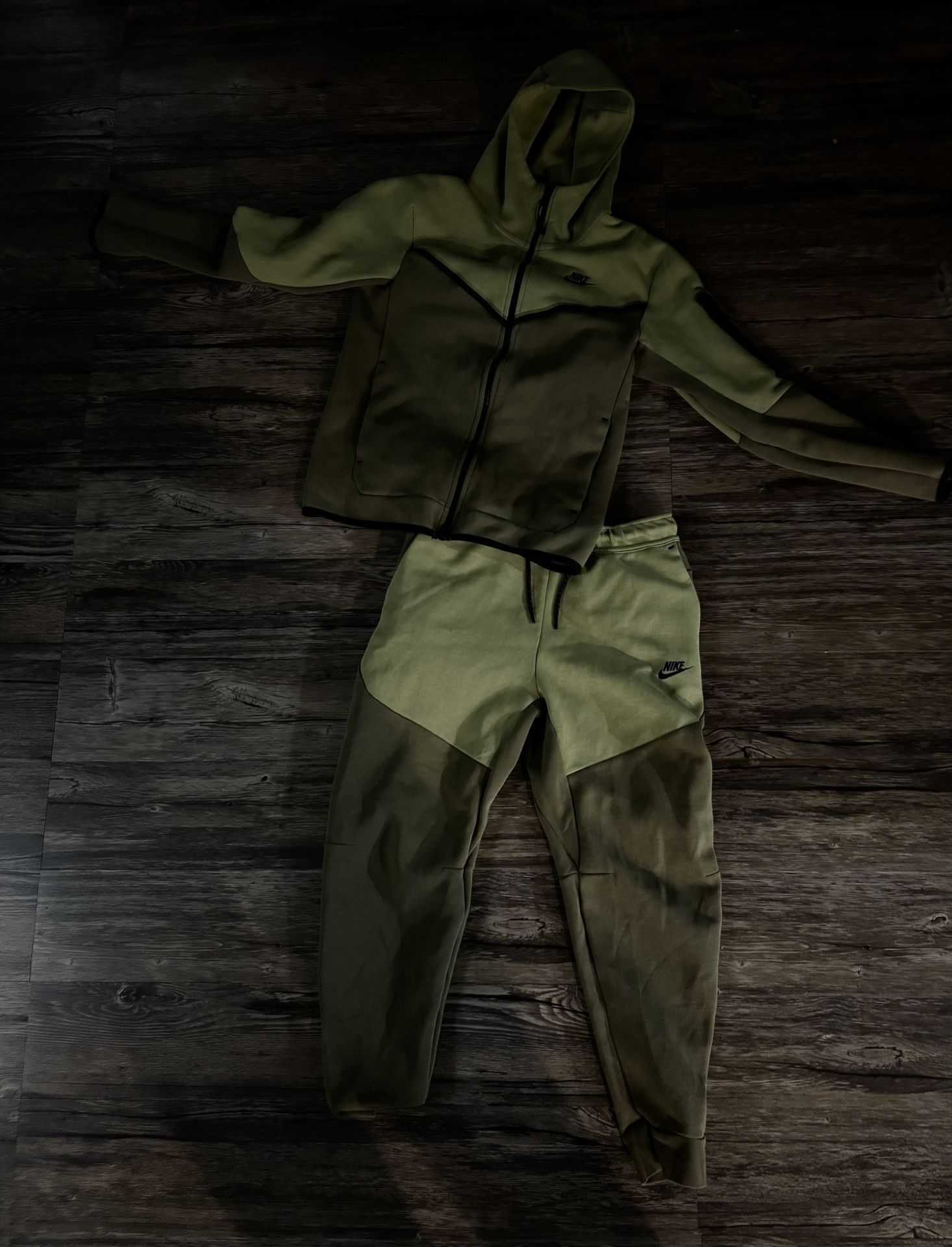 Double Green complete Nike Tech TrackSuit