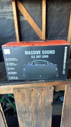 Boomsbox 4 Mini LED Bluetooth Speaker – Brand New in Box