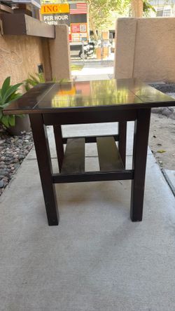 Wood Coffee Table and 2 side tables (Set)