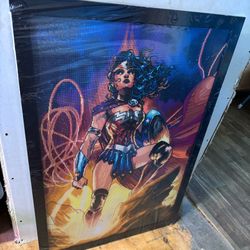 Wonder Woman golden lasso, diamond painting
