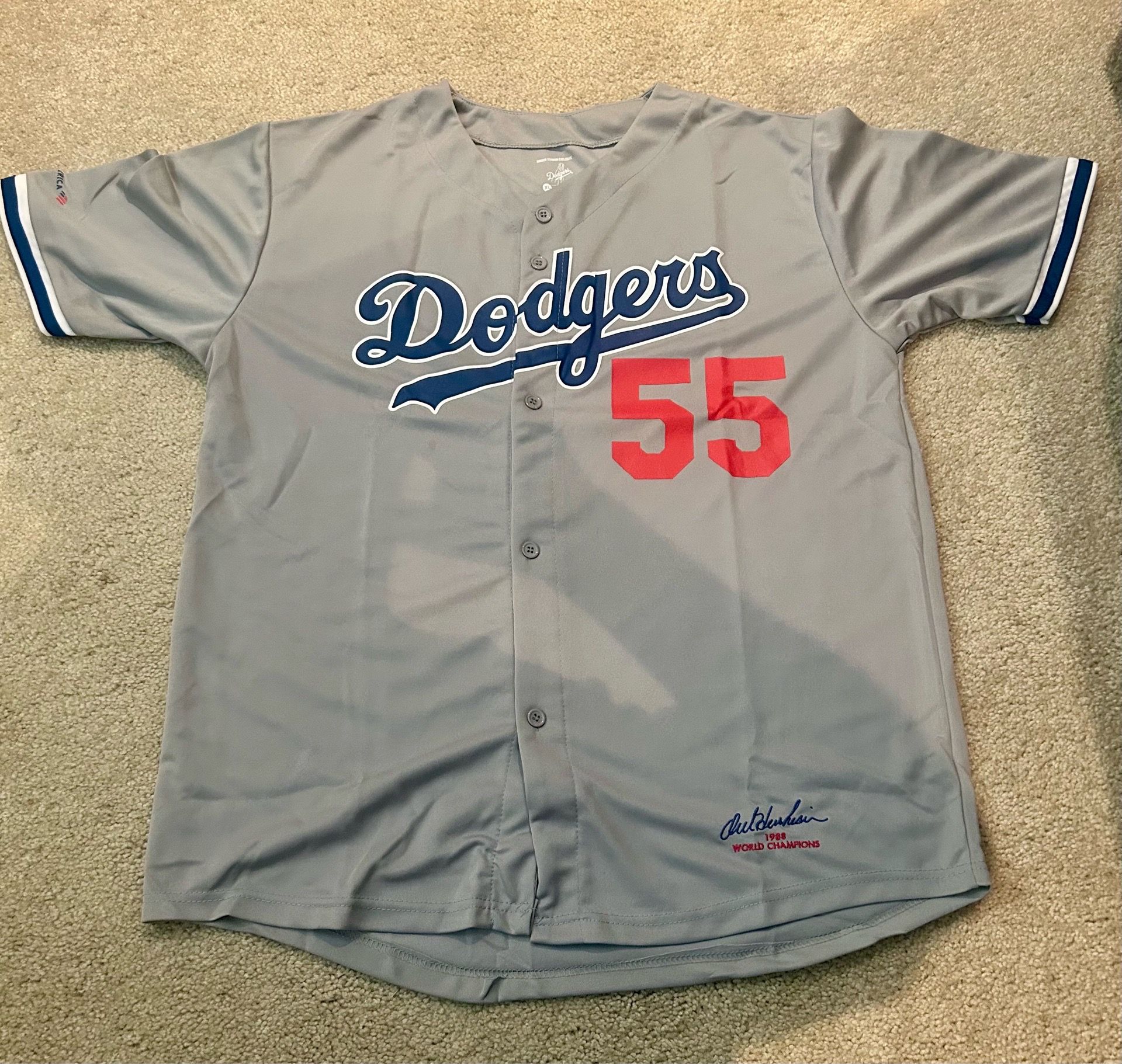 Orel Hershiser Dodgers Jersey XL