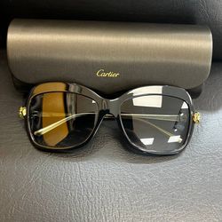 CARTIER CT0215S SUNGLASSES with case Pre-owned