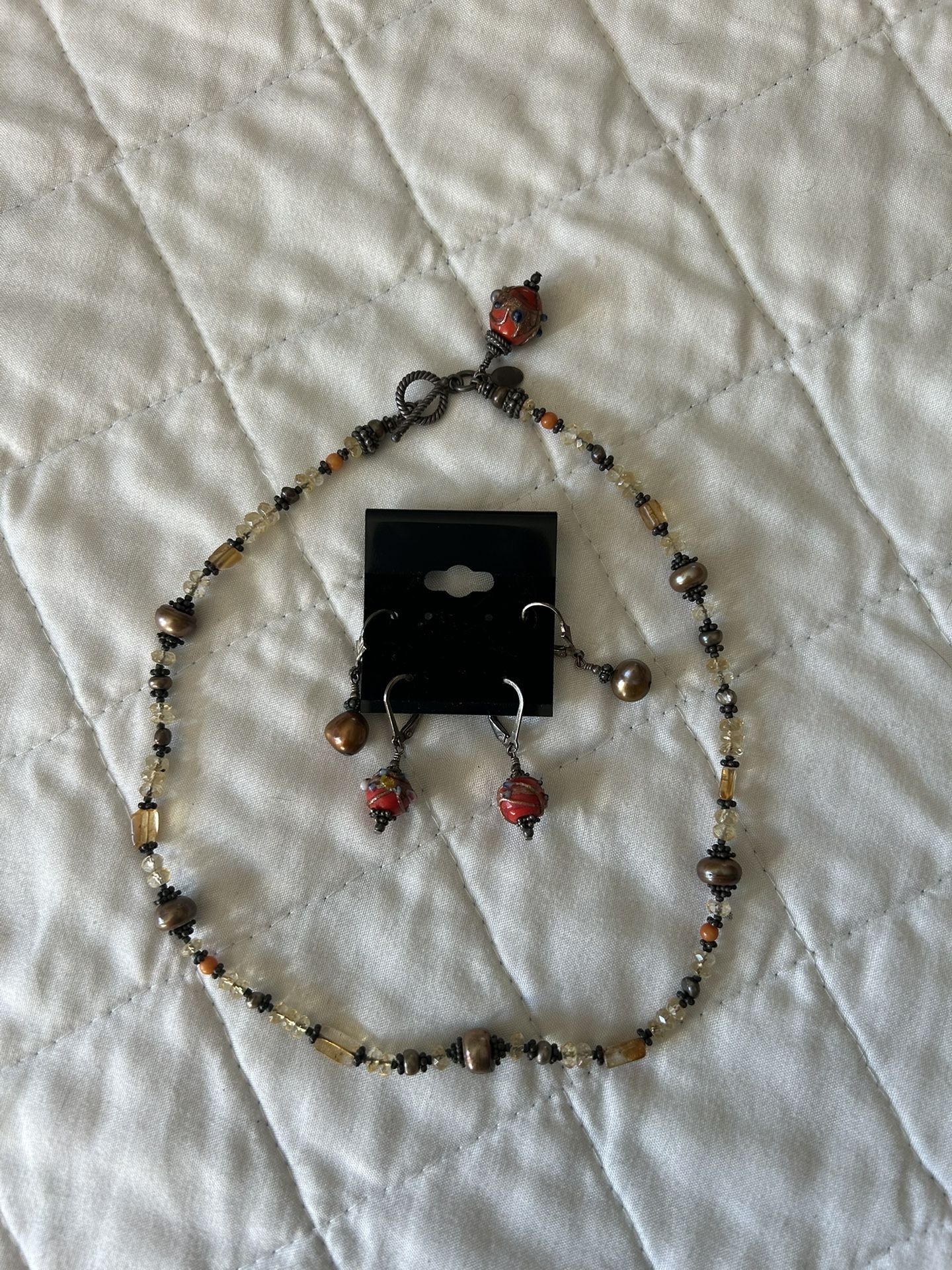 Necklace & Earrings Set