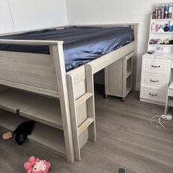 Williams And Sonoma Full Bed Dresser And Pull Out Desk 