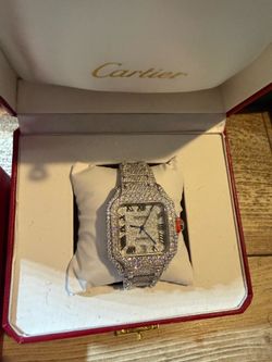Ice out Cartier watches