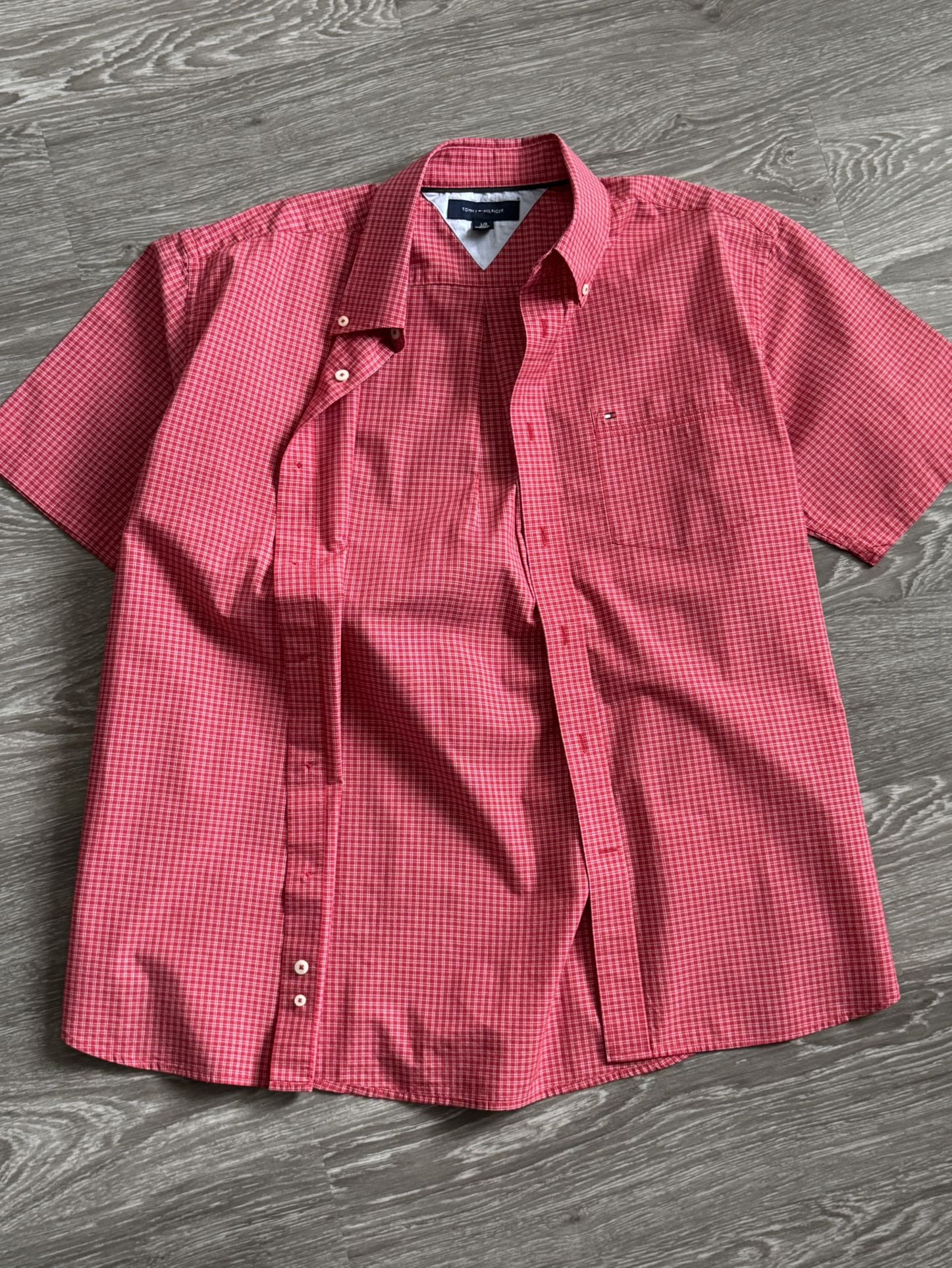 Tommy Hilfiger Men’s Button Up Shirt, Size L 