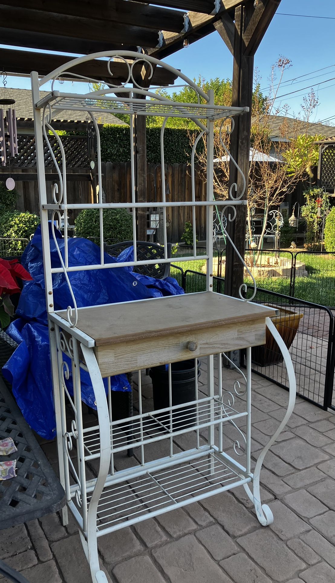 Vintage Bakers Rack