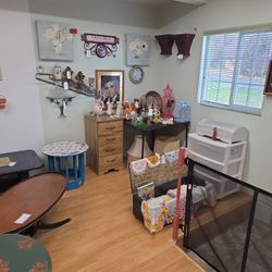 1950's  Wood 4 Drawer Dresser