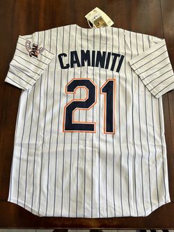 San Diego padres Retro Jersey Caminiti White Pinstripe
