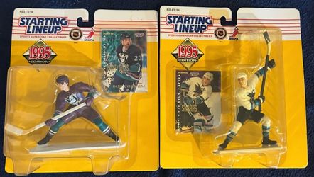 Bob Corkum & Sandis Ozolinsh 1995 Starting Lineup NHL Figures – Sealed Pair