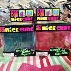 🟩✨ NeeDoh Nice Cube – Viral TikTok Squishy Fidget! ✨🟩