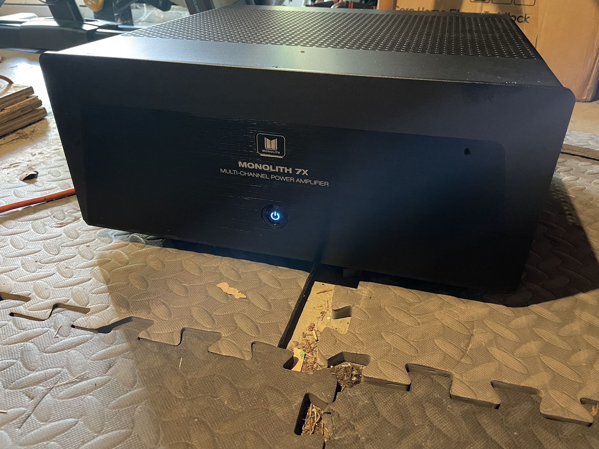 Monolith Multi-Channel Power Amplifier - Black With 7x200 Watt Per Channel XLR