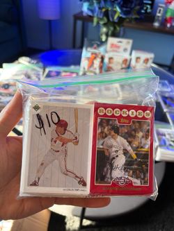 Mixed Baseball Card Lot in Bag