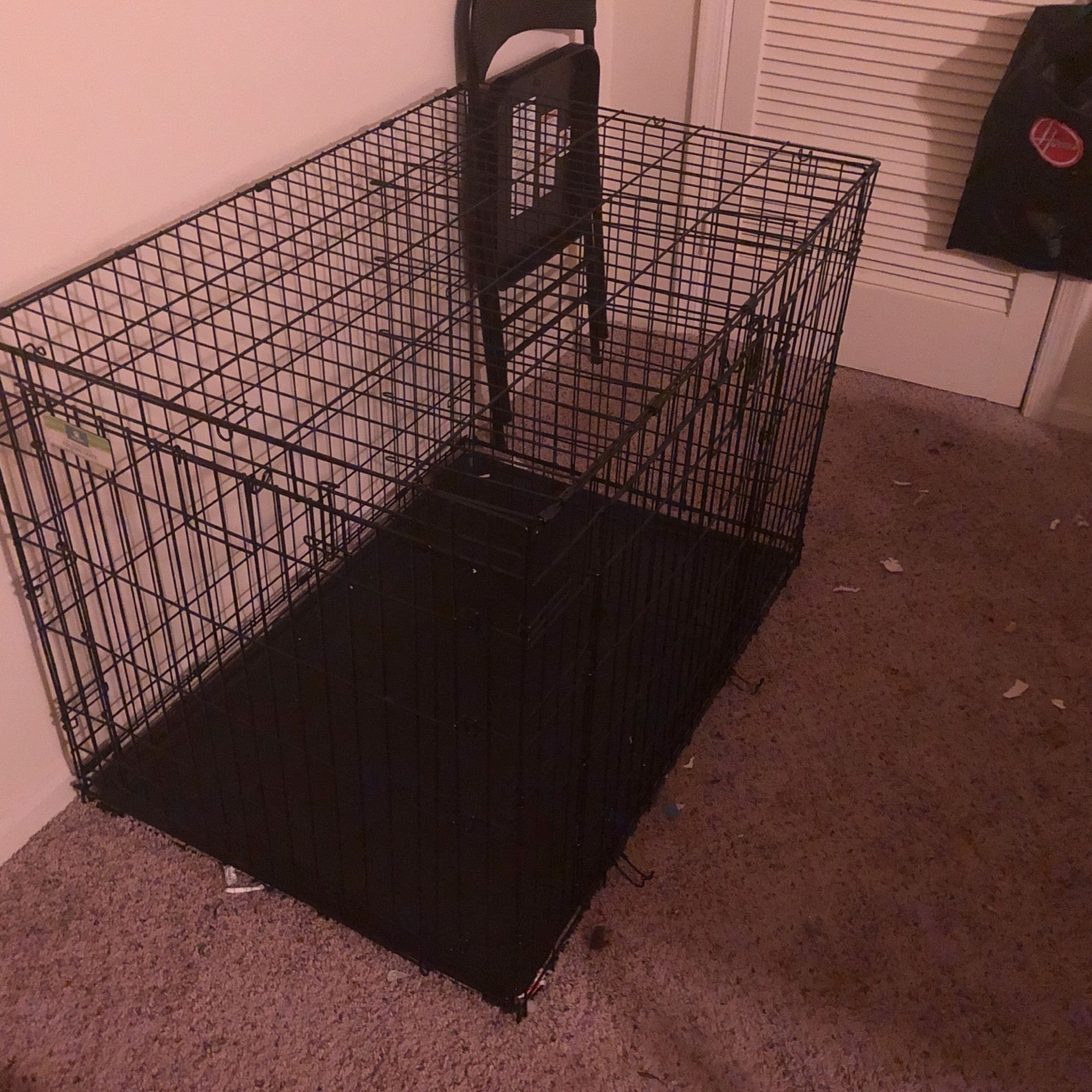 42” Double Door Dog Crate