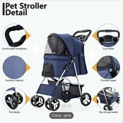 Dog Stroller (brown) 