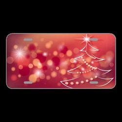 License Plate Novelty Car Front Christmas Tree Christmas Decoration