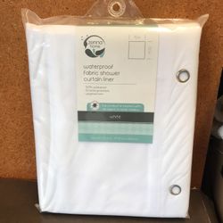 Waterproof shower curtain liner